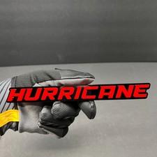 1pc Hurricane Custom Text 3d Car Emblem Multicolor Acrylic Car Badge Decal