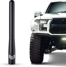 RONIN FACTORY Truck Antenna for Ford F150 F250 4 Inch Solid TuffLock, Black