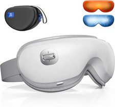 Bob and Brad Quiet Eye Massager with Heat Cooling Scroll Button Dry Eyes Relief