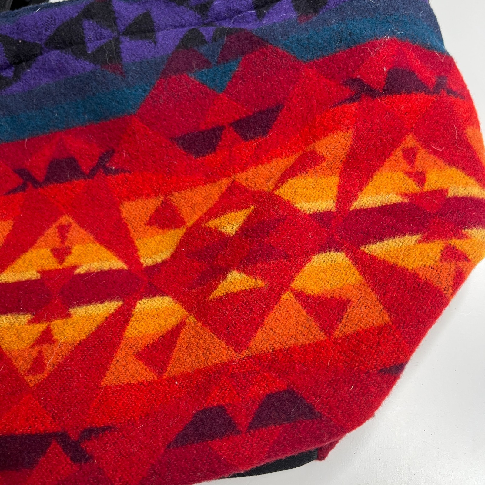 Pendleton Wool Tote Bag Native American Pattern U… - image 8