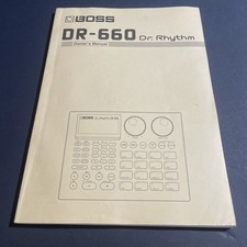 BOSS DR-660 Dr. Rhythm Owner's Manual Paperback for Drum Machine
