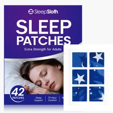 Sleep Patches with Melatonin and Valerian for Adults Extra Strength, 42 Packs