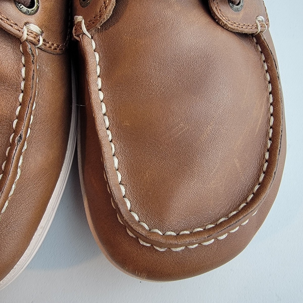 Lems Mariner Boat Shoes Men's 9/Women's 10.5 Walnut Leather Zero