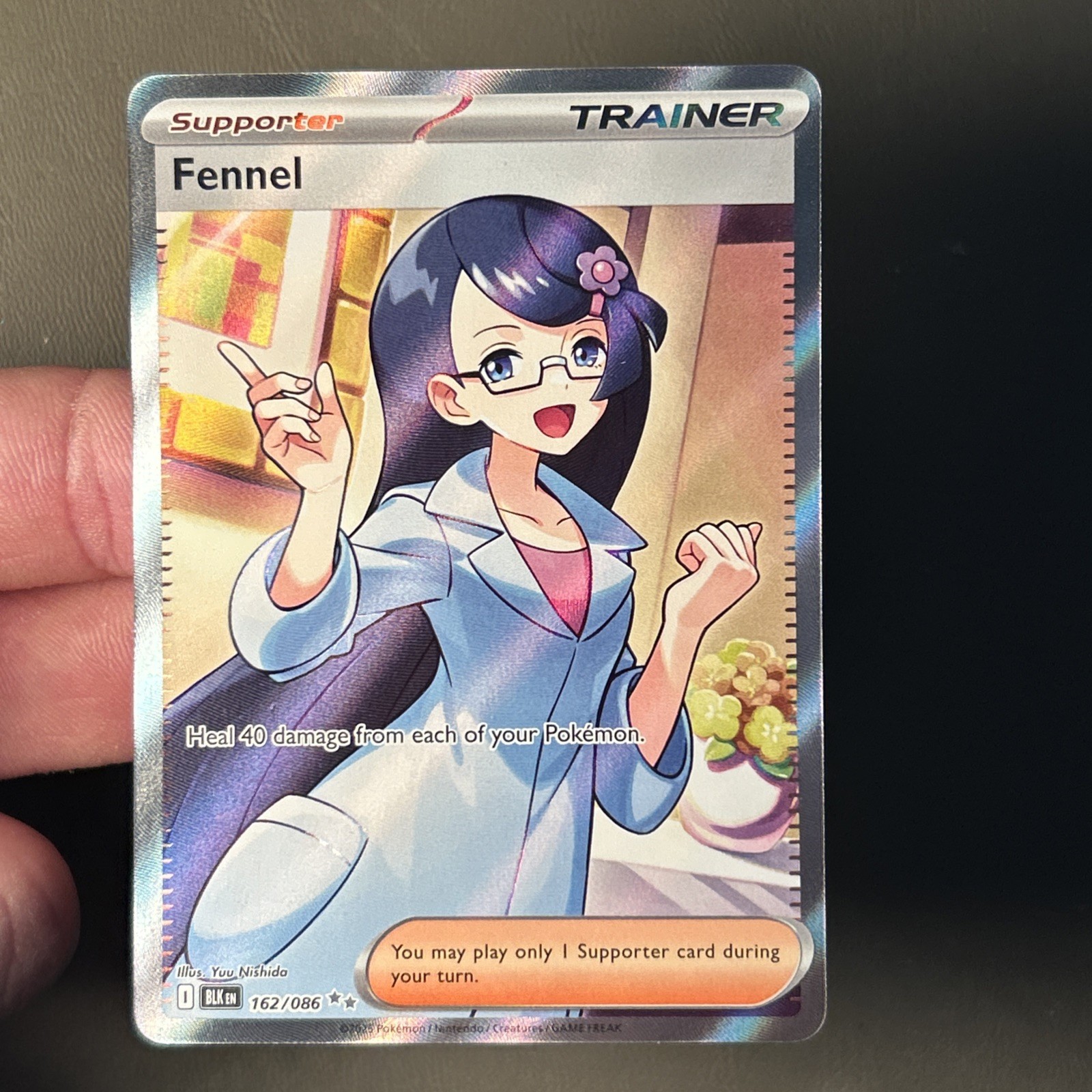 Fennel 162/086 Sv: Black Bolt Holo
