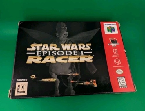 Star Wars Episodio I: Racer Nintendo 64 N64 Caja Manual e Insertos Solo SIN JUEGO - Imagen 9 de 24