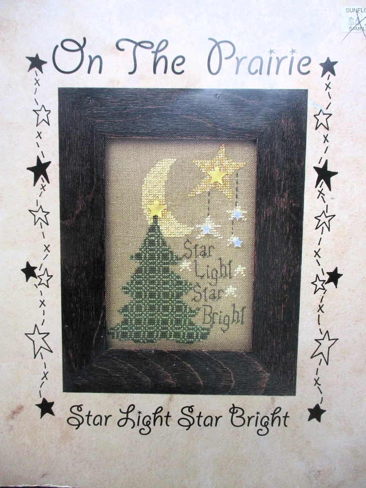 Kit de punto de cruz contado árbol de Navidad STAR LIGHT STAR BRIGHT Foto 3 de 3