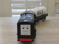 Thomas & Friends Trackmaster Motorized Train Engine DIESEL & MILK TANKER Car