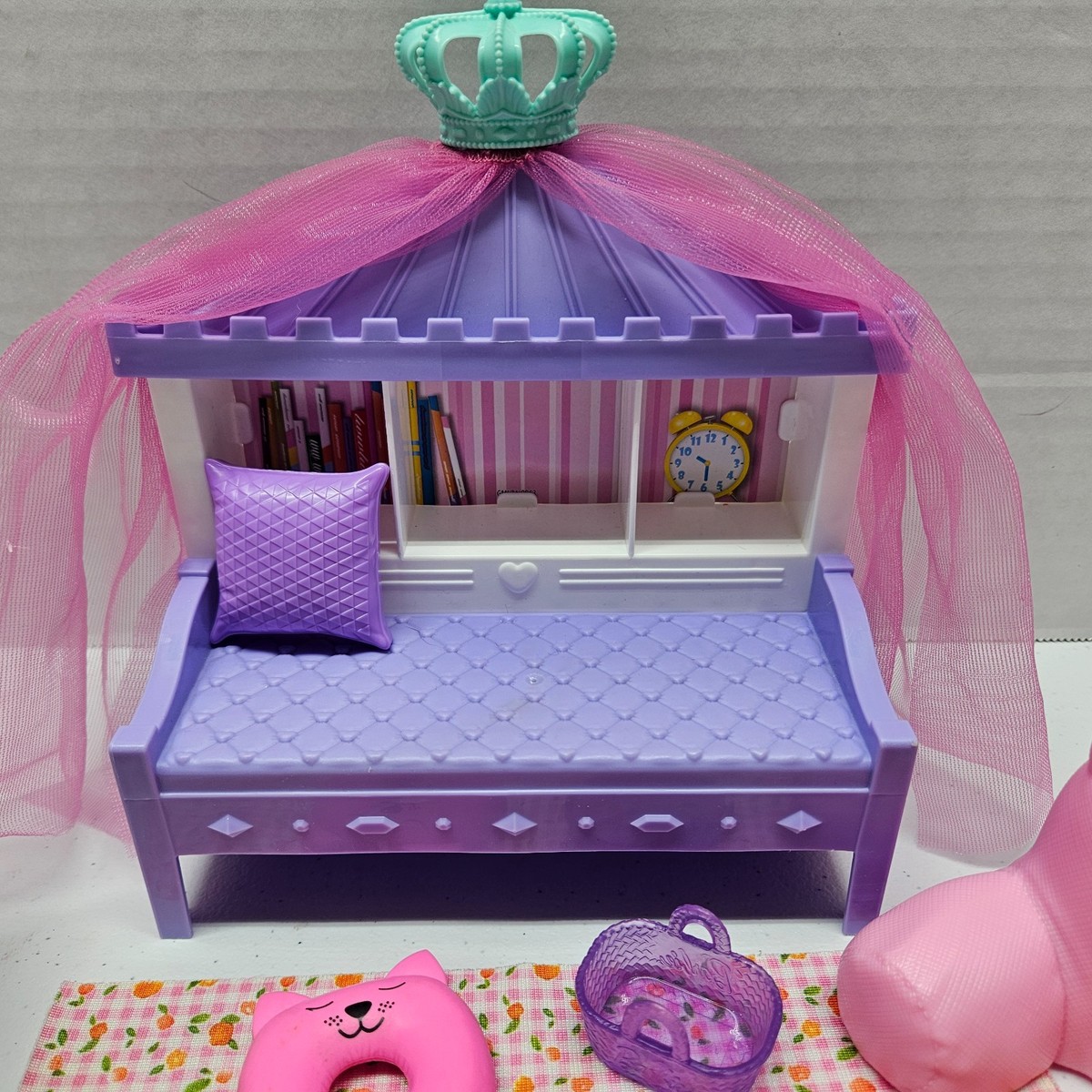 Bed Barbie Chelsea Princesa Barbie CHELSEA BEDROOM SET Kids Room