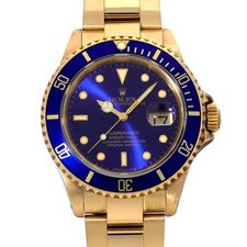 Rolex ROLEX Submariner date 16618 blue WATCH 732151