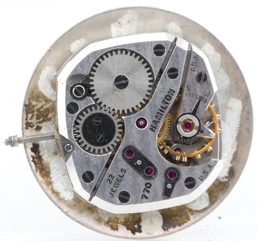 HAMILTON 22j cal. 770, WRIST WATCH MOVEMENT, RUNS (BL)