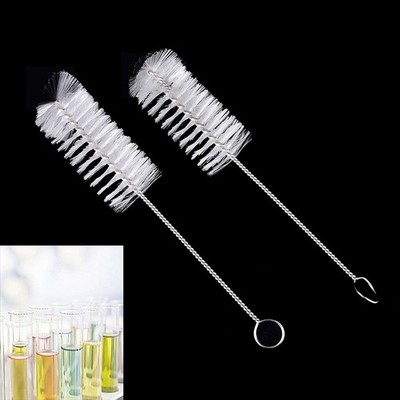 2Pcs Lab Chemistry Test Tube Bottle Cleaning Brushes Cleaner Laboratory Suppl Jo