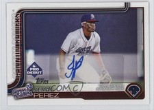 2025 Topps Pro Debut Auto Jeral Perez #PD-24 Auto 0j3l