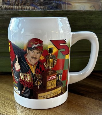 Terry Labonte NASCAR Winston Cup Champion Mug Stein 1996 Kellogg s #5 Excellent