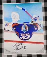 David Rittich Signed 8x10 Photo New York Islanders