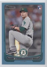 2012 Bowman Blue Border 297/500 Brad Peacock #216 0c4