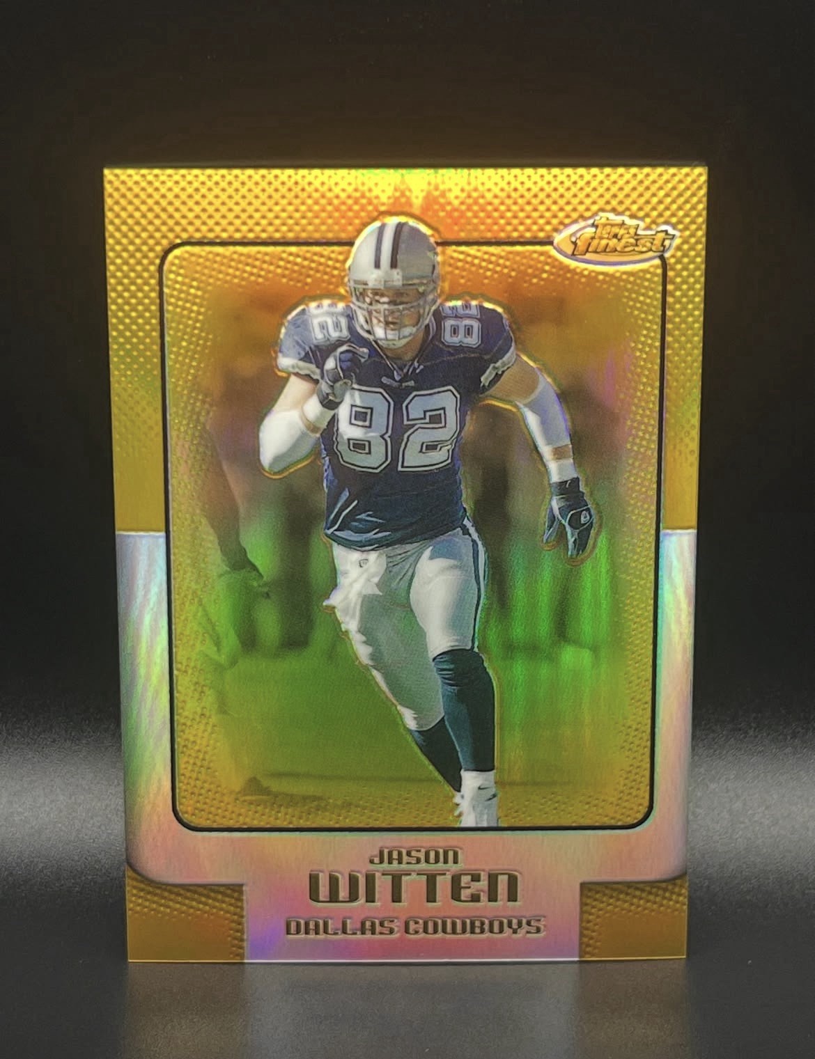 2006 Topps Finest Jason Witten Gold Refractor 4/49 Dallas Cowboys HOF Rare!