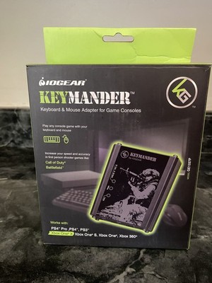 IOGEAR Keymander Keyboard and Mouse Adapter For Ps4, Ps3, Xbox One, Xbox 360