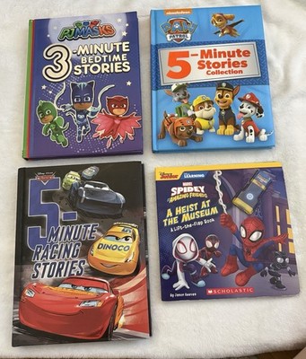 Children s Character Book Lot Paw Patrol PJ Masks Disney Cars Spidey