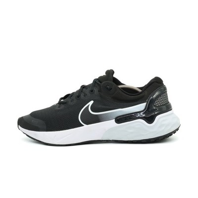 Nike Herren React Miler 2 Sneaker Schwarz Mesh Low-Top Dämpfung Laufschuh EU 45