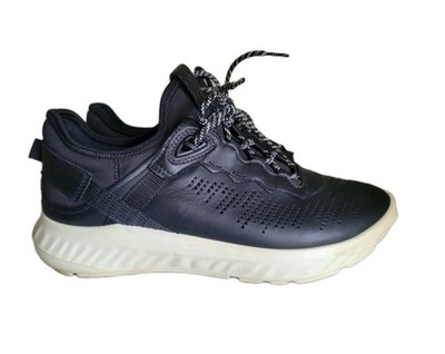 Ecco ATH-1FM ST.1 Men's Lace Up Black Athletic Sneaker EU 40 Size 9 US