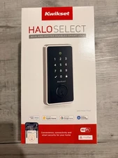 Kwikset Halo Select Soft Modern Wi-Fi Matter Smart Deadbolt Lock - Satin Nickel