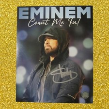 HTF Eminem Slim Shady Hand Signed Autographed  Count Me In Promo Photo w COA