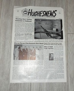 Vintage Howard Hughes HughesNews NewsPaper September 16 1955 Culver City CA