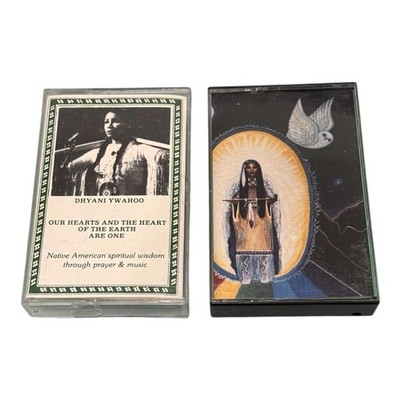 Vintage 1984 Cassette Lot Dhyani Ywahoo + Lisa Thiel Songs of the Spirit