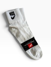Vintage 90  s NIKE Running Quarter Socks New Spellout Swoosh Men  s Size 10-13 USA