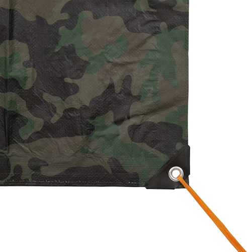 Medium-Duty Rip-Stop Tarp 8' X 10' - Green Camo (T-810-C) - Picture 3 of 12
