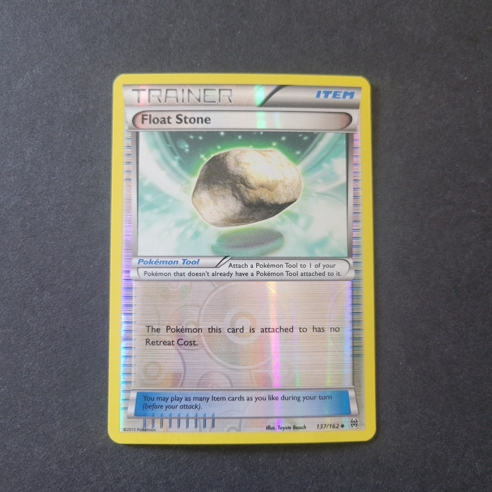 Float Stone Reverse Holo XY - BREAKthrough 137/162 Uncommon LP Pokemon
