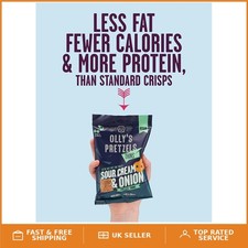 Deliciously Healthy Olly's Pretzel Thins - Sour Cream, Snack Pack of 10