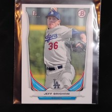 2014 Topps Bowman 1st Rookie Jeff Brigham Dodgers