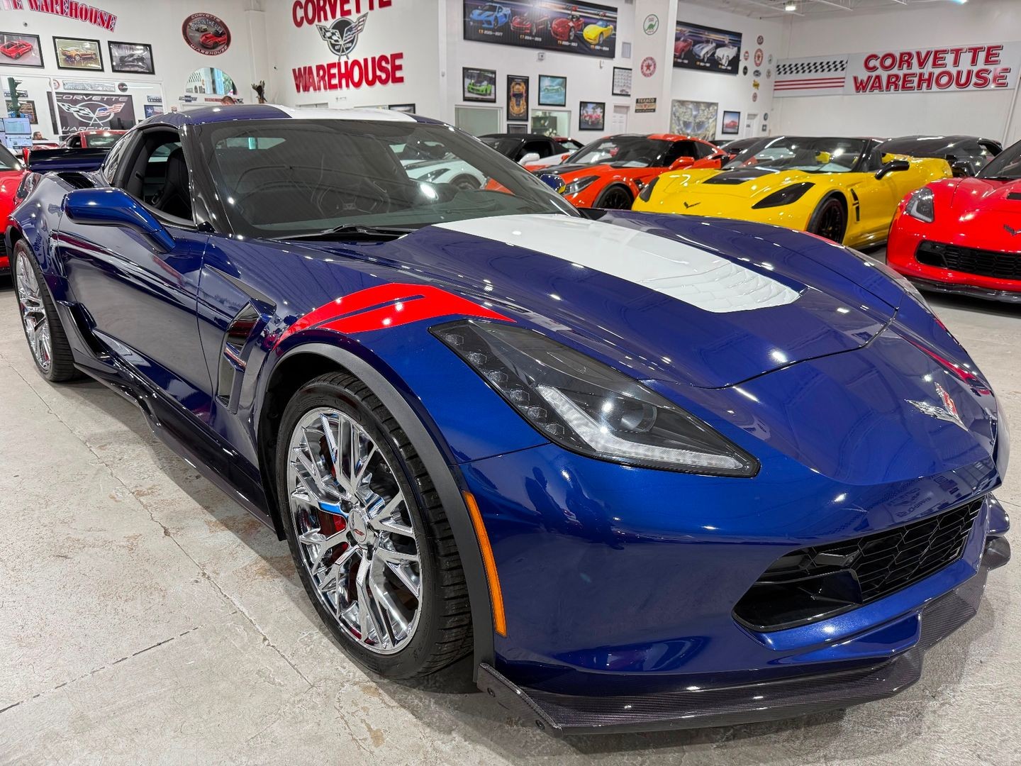 2017 [GTR] Admiral Blue Metallic Chevrolet Corvette   | C7 Corvette Photo 8