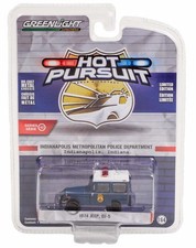 Greenlight 1974 Jeep DJ-5 Indianapolis Metro Police Hot Pursuit 1:64