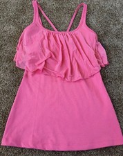 Studio By Capezio Lyla Pink Ruffle Overlay St...