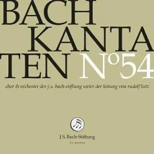Bach: Kantaten Nr. 54 | Miriam/Fr Chor Der J. S. Bach-Stiftung/Feuersinger | CD-image