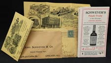1904 John Schweyer Rye Distillers Advertising Pamphlets - Chicago, IL