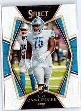 2021 Panini Select Levi Onwuzurike Silver Prizm #190 RC