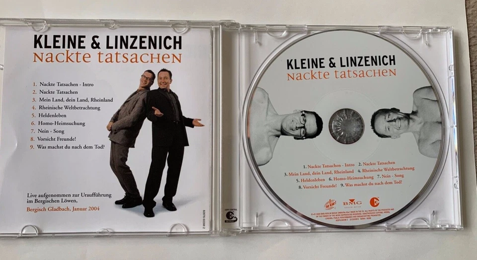 Kleine & Linzenich - Nackte Tatsachen CD von 2004. Live Aufnahme - Bild 3 von 4
