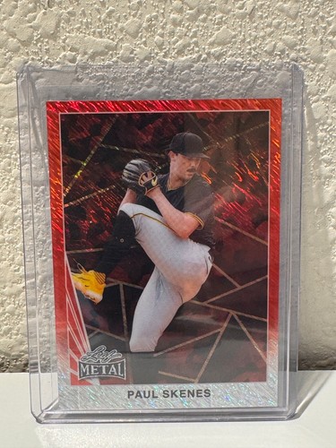 Paul Skenes Pirates Leaf Metal Red 1/1