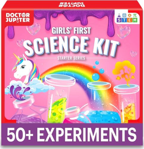 Doctor Jupiter Girls’ First Science Kit for Kids Ages 4-5-6-7-8-9-10-11-12 | for