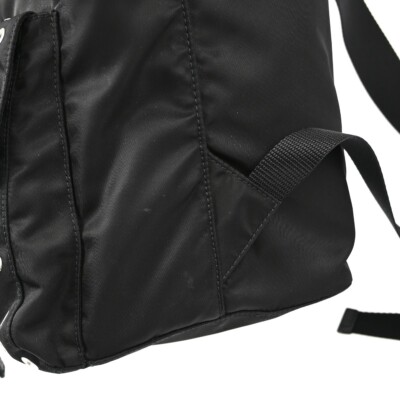 Prada Black Nylon Backpack 1BZ811 P/110 143641 | eBay