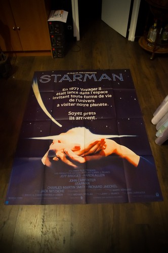 STARMAN John Carpenter French Grande Vintage Movie Poster Original 1984
