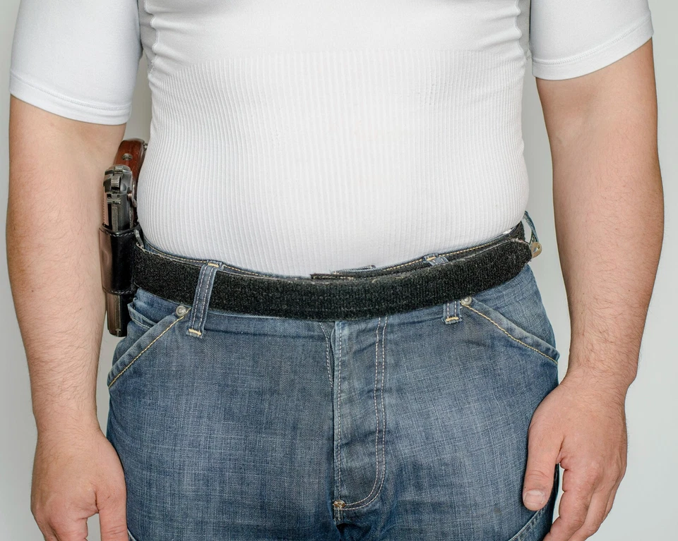 Belt (OWB) leather holster for Makarov pistol - Image 3 of 4