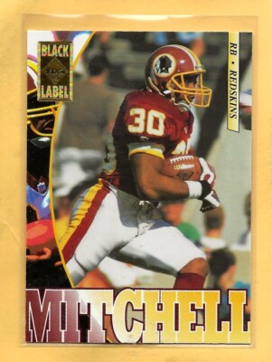 BRIAN MITCHELL - 1995 Collector's Edge ''Black Label'' - #199 - Redskins