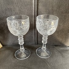 Weingläser Bleikristall handgeschliffen