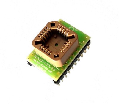 PLCC20T to DIP20 0.6'' adapter [US].
