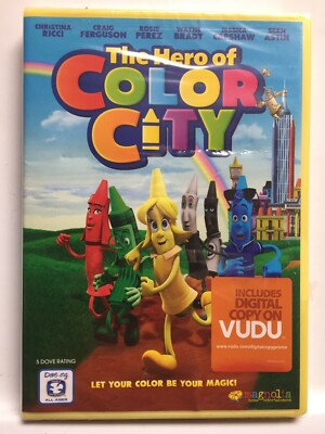 The Hero of Color City (DVD,2014,Widescreen) Christina Ricci,BRAND NEW! USA!