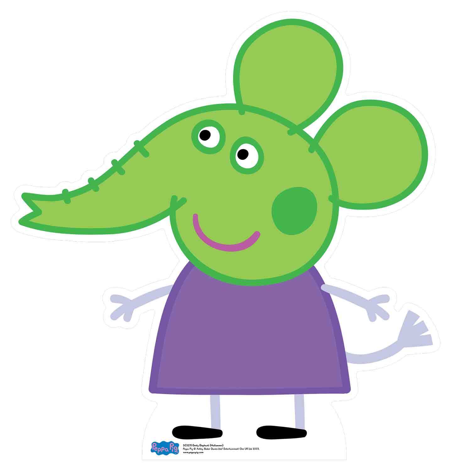 Emily Elephant Halloween Peppa Pig Cardboard Cutout / Standee / Standup Official